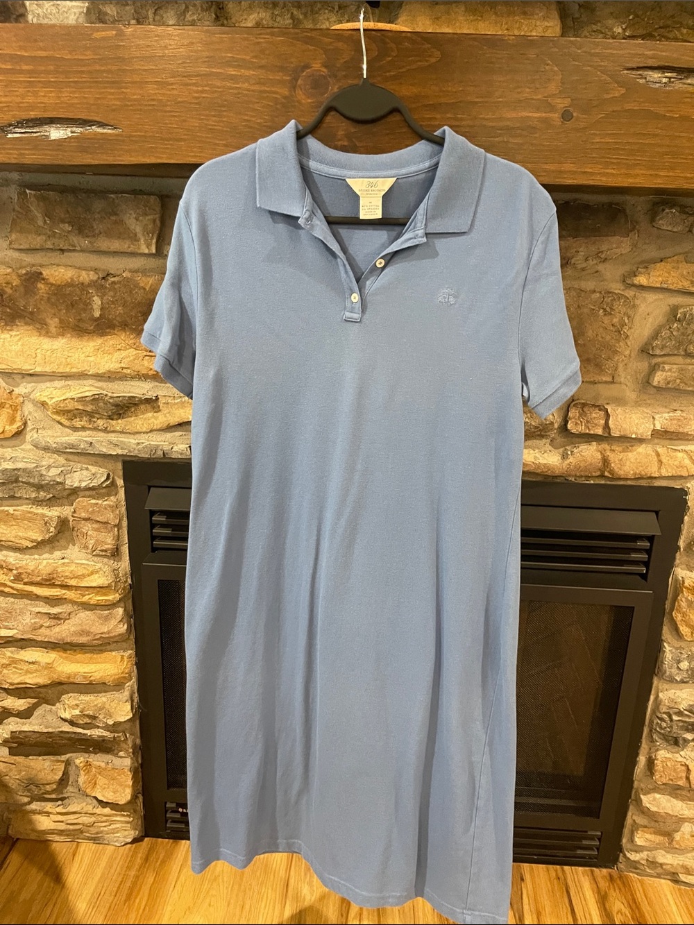 Brooks Brothers Powder slate Blue Polo Dress